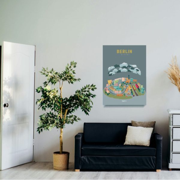 Berlin Winter Poster A2