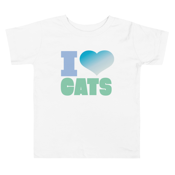 T-shirt Toddlers I LOVE CATS