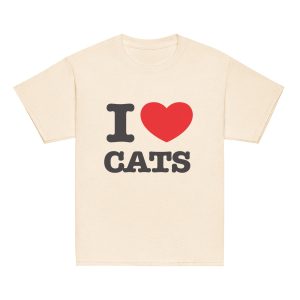 T-Shirt Kids I LOVE CATS